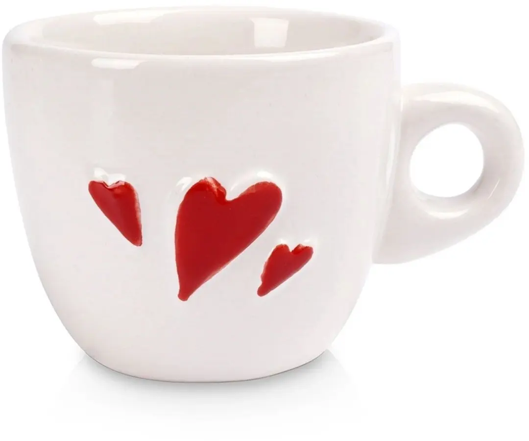 Orion Espresso Kop 80ml Wit Keramiek