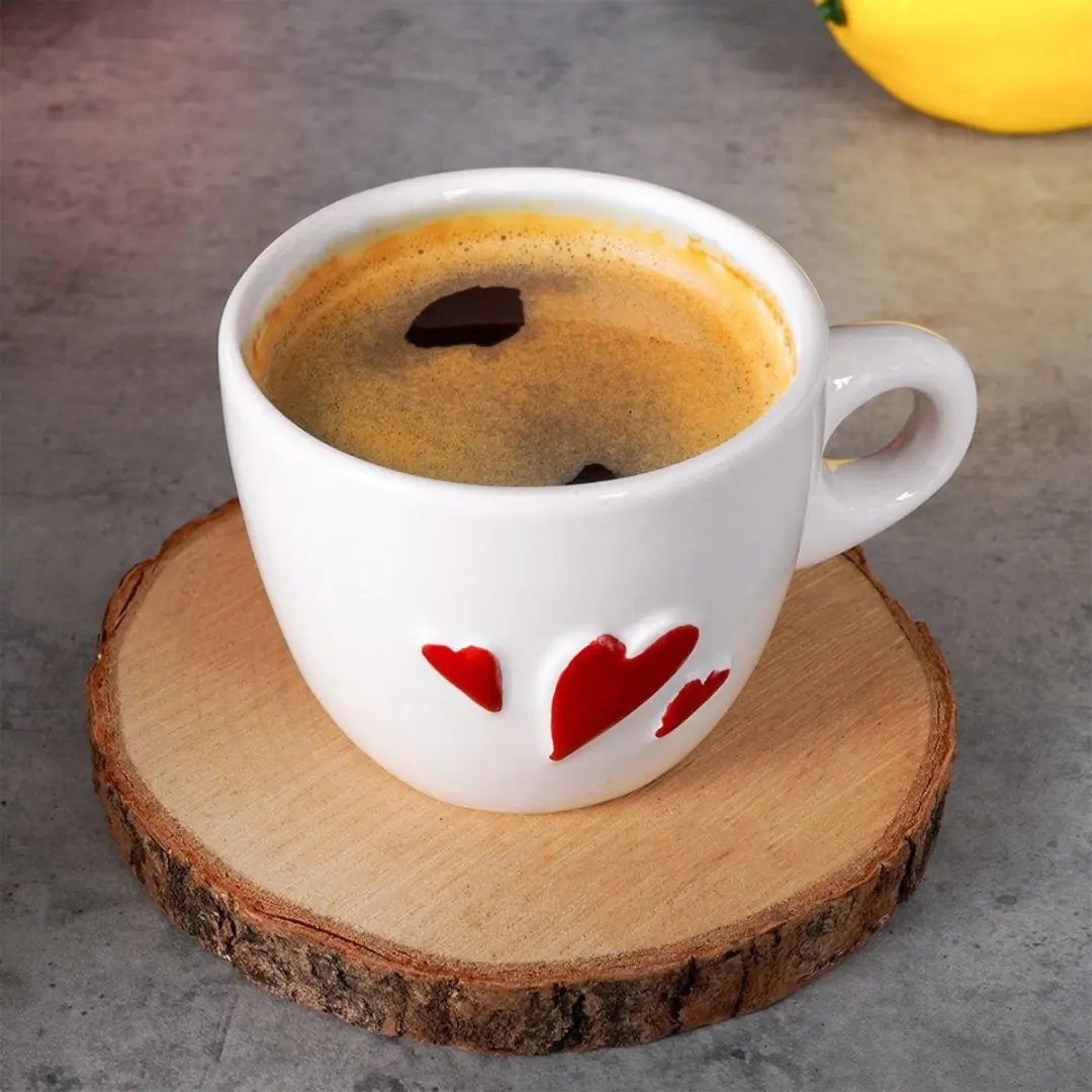 Orion Espresso Kop 80ml Wit Keramiek - 129431