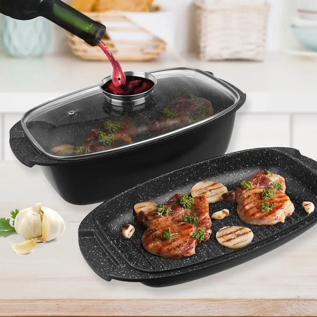 Orion Grande Serie Granieten Braadslede 3-in-1 5L - 3 Stuks - afbeelding 2 van 6