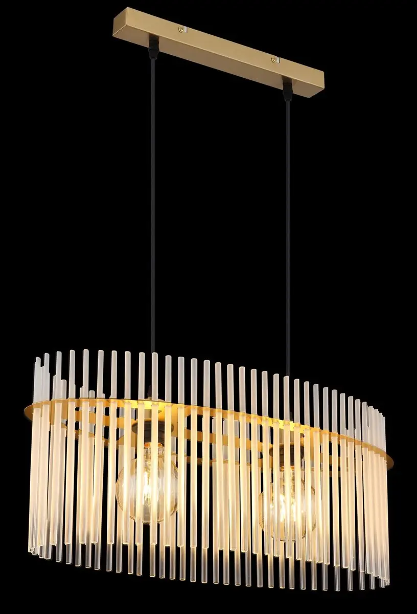 Globo Gorley Hanglamp 2x E27 - Goud