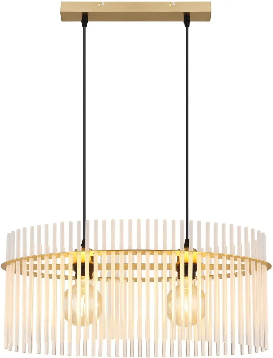 Globo Gorley Hanglamp 2x E27 - Goud