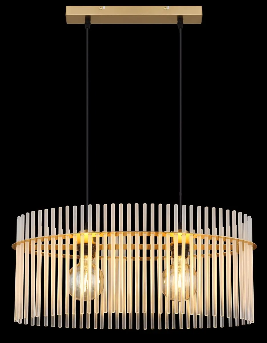 Globo Gorley Hanglamp 2x E27 - Goud