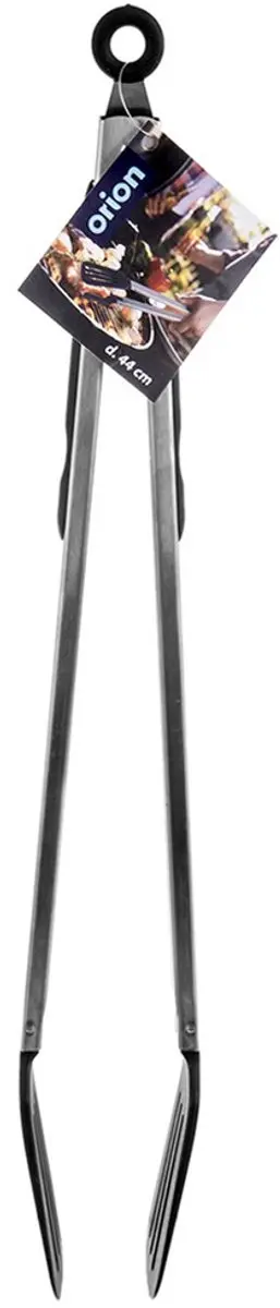 Orion Roestvrijstalen Grilltang 44cm - Zwart