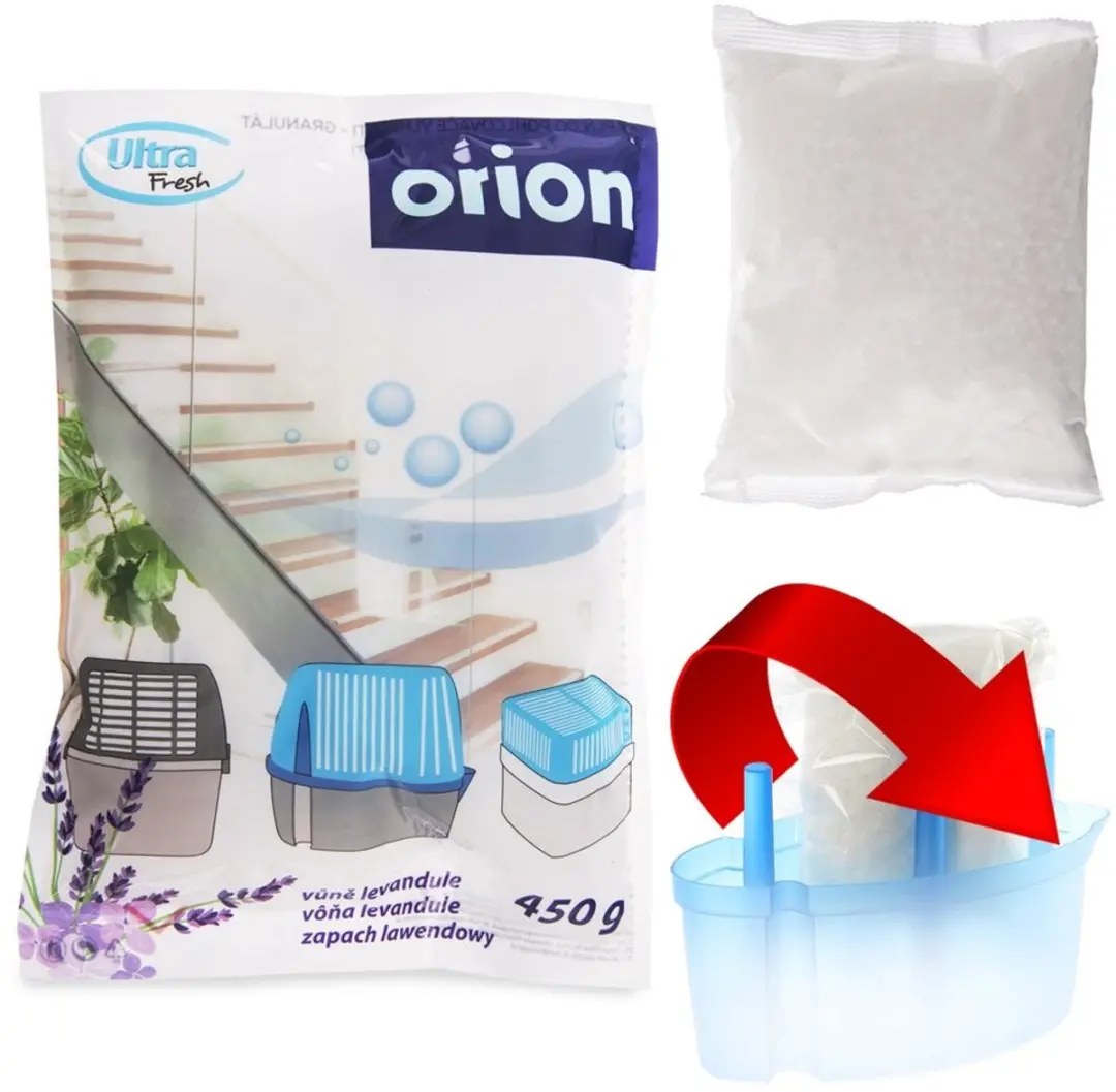 Orion Luchtontvochtiger Vervangingsgranulaat 450g - Lavendel