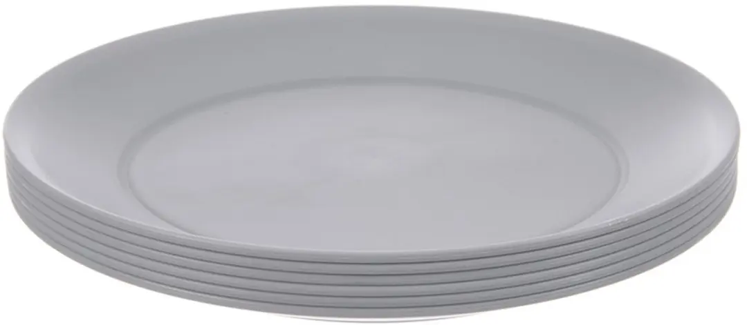 Orion Dessertborden Grijs 20,5cm - 6 Stuks