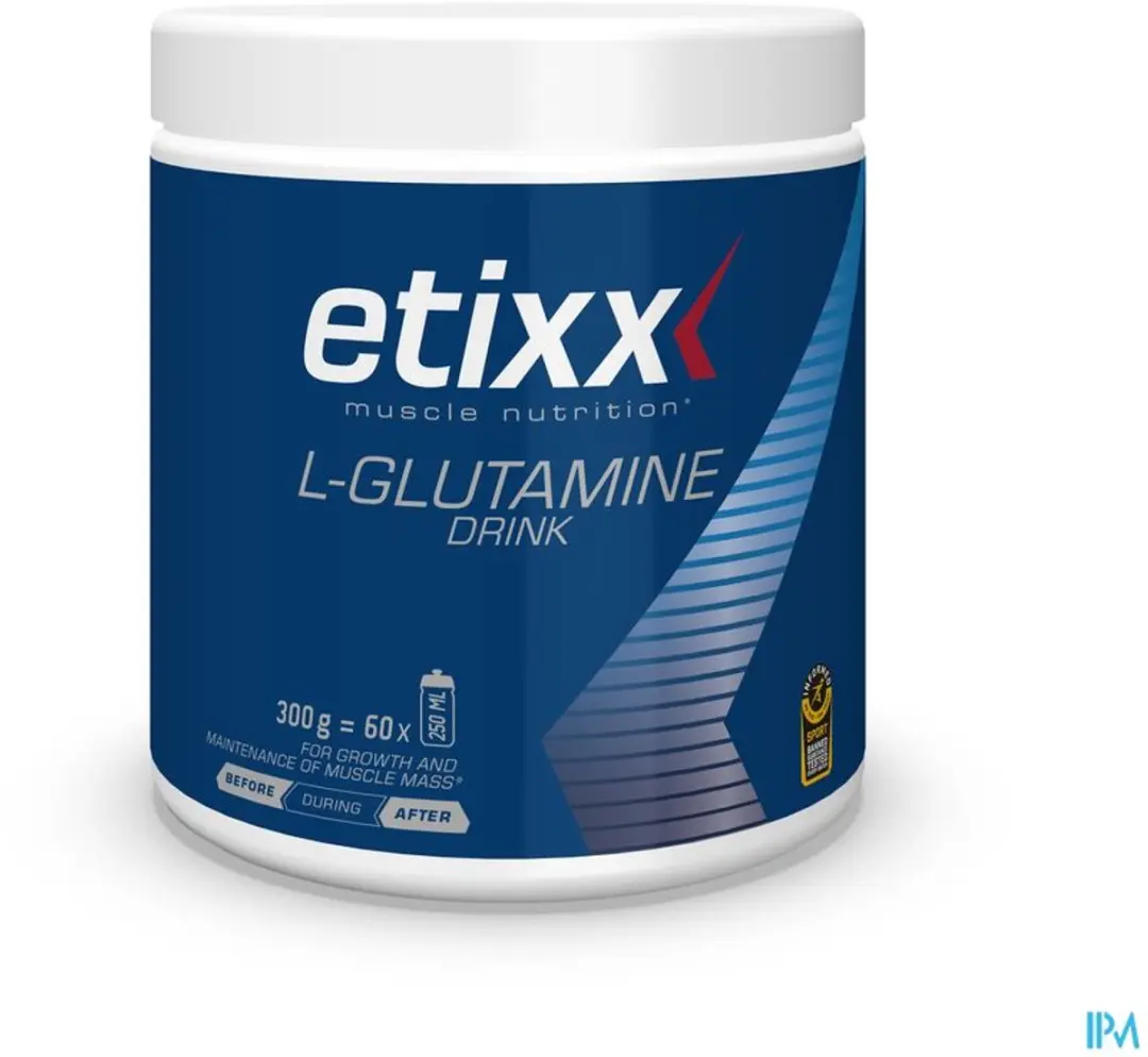 Etixx L-Glutamine 300g Poeder - Neutrale Smaak