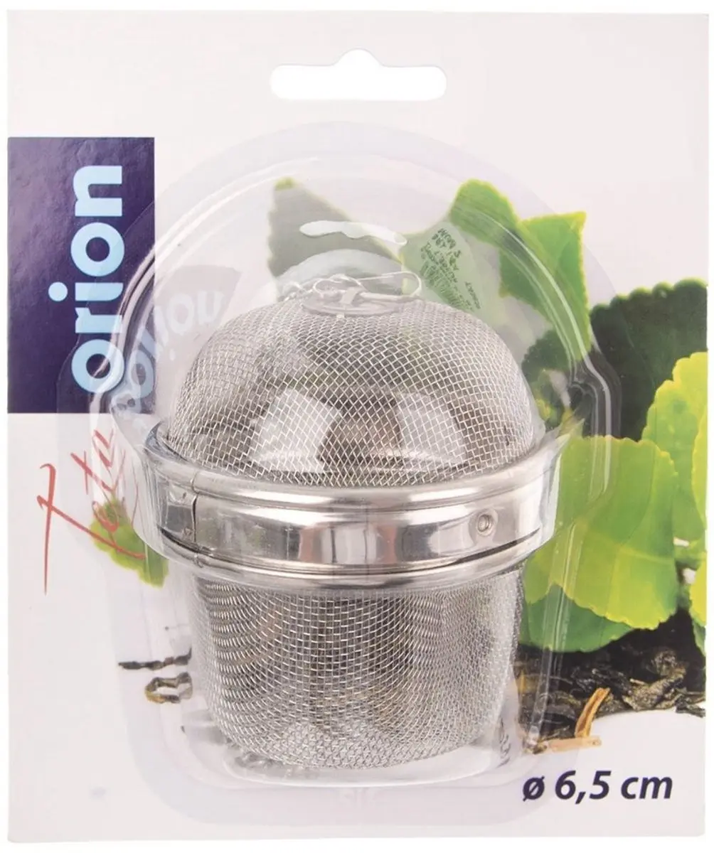 Orion Classic Thee- en Kruidenzeefje - Roestvrij Staal 6,5cm