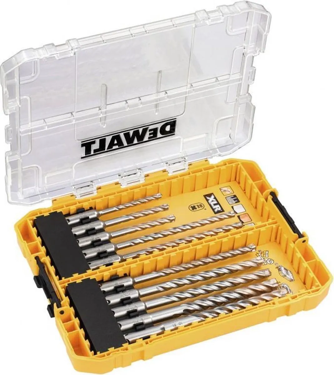 DeWalt SDS Plus Boorenset 10-delig Extreme XLR - TOUGHCASE