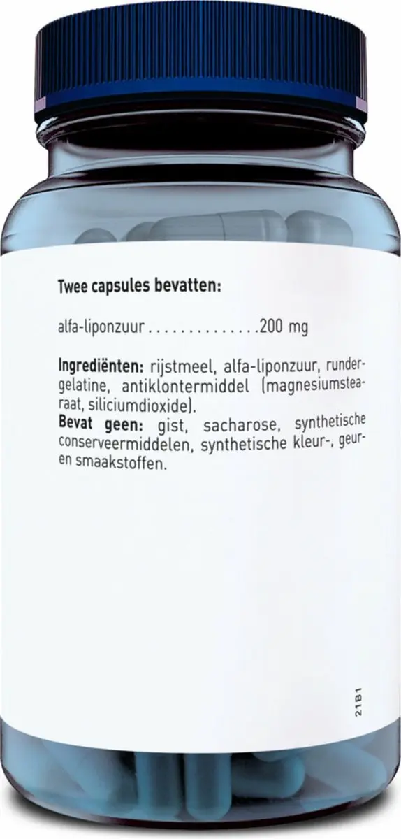 Orthica Alfa-Liponzuur 120 Capsules - 2x60