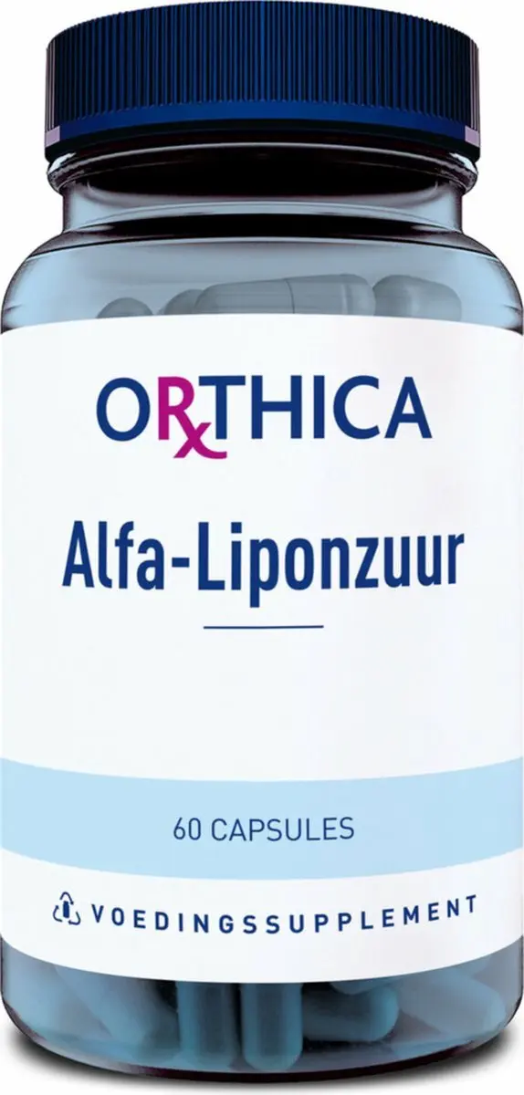Orthica Alfa-Liponzuur 120 Capsules - 2x60