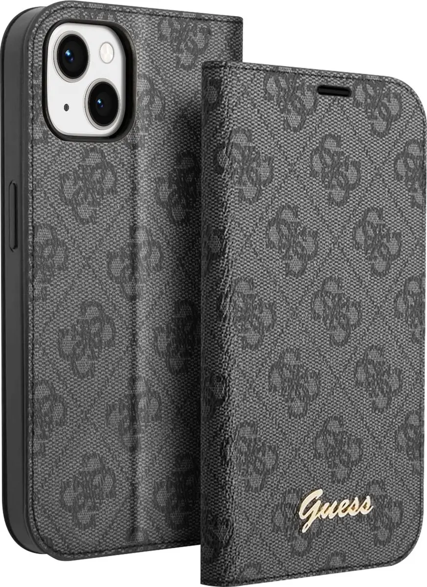 GUESS 4G Book Case 9310 - iPhone 14 Plus - Grijs