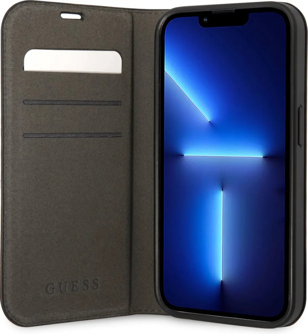 GUESS 4G Book Case 9310 - iPhone 14 Plus - Grijs