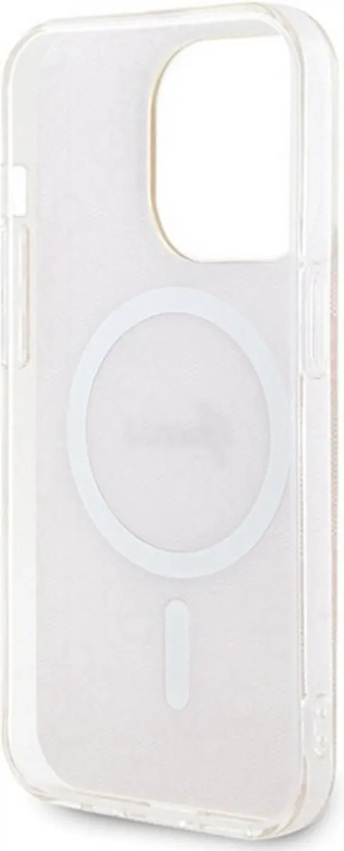 GUESS 4G Back Case MagSafe iPhone 15 Pro Max - Roze