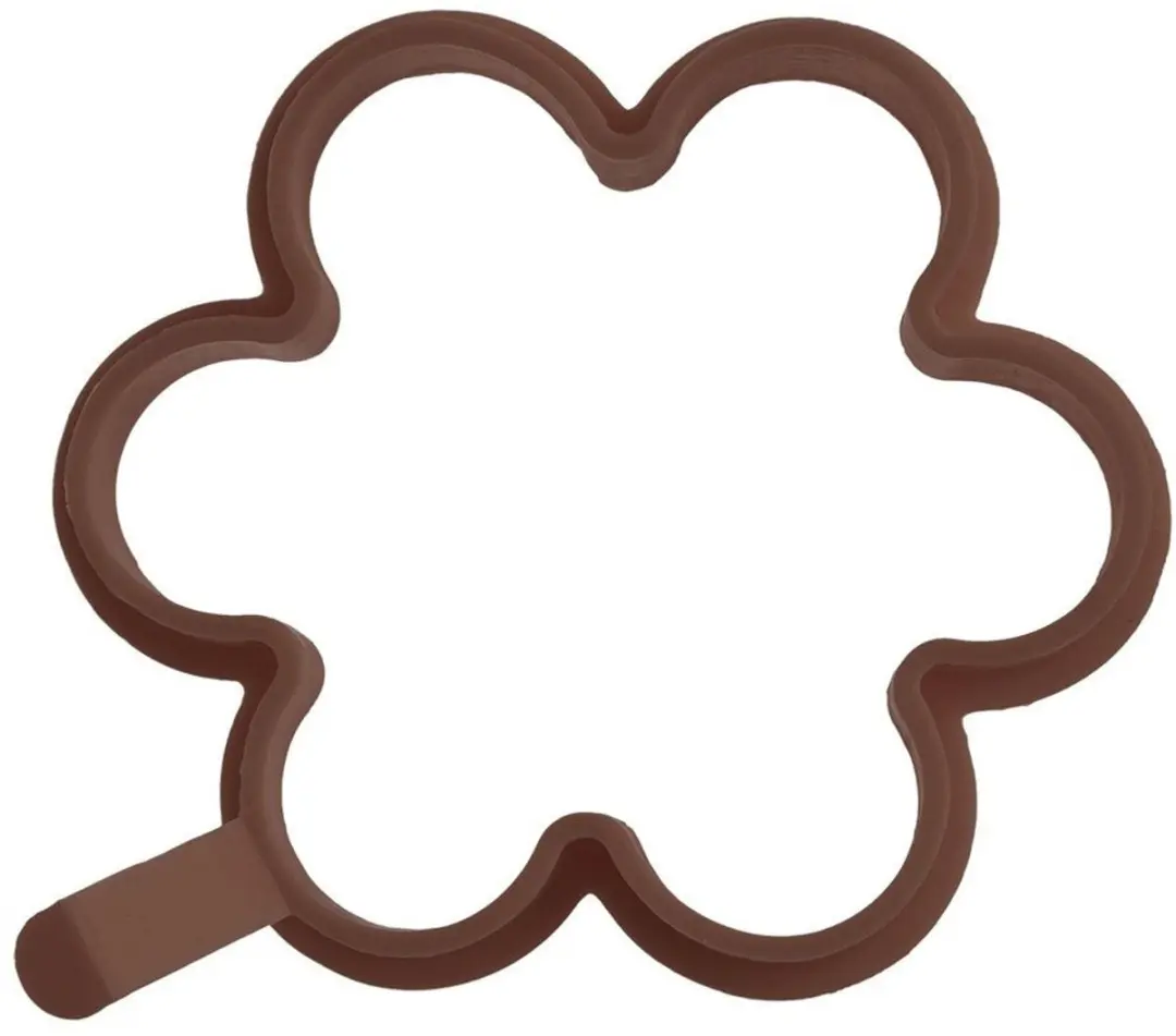 Orion Silline Serie Silicones Vorm Bloemvormig 12cm - Bruin