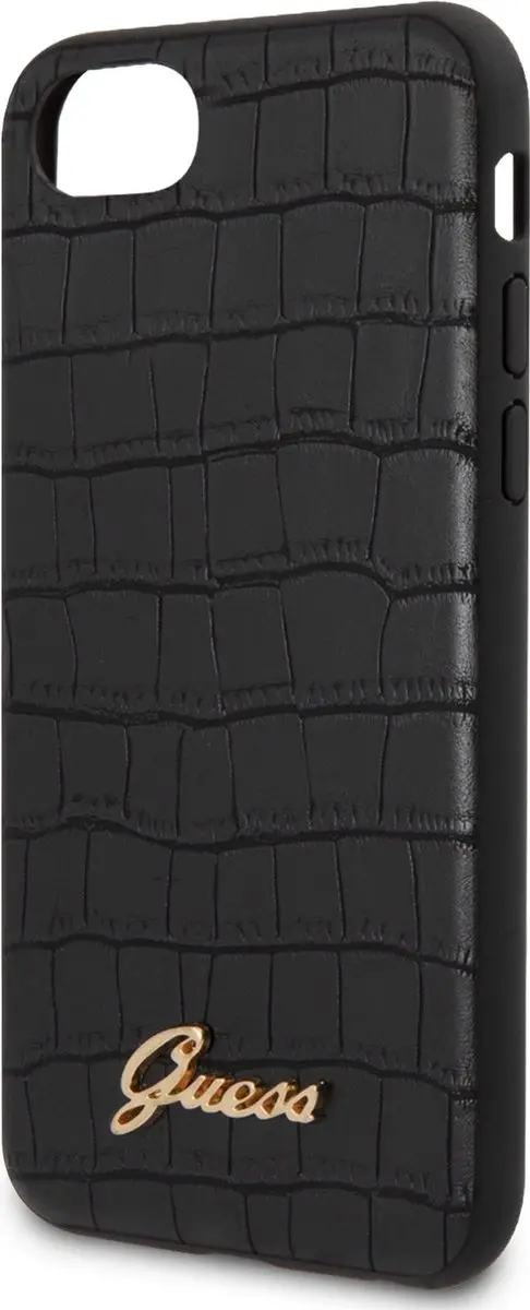 GUESS Croco Zwart iPhone Backcase - Kunstleer - afbeelding 2 van 6