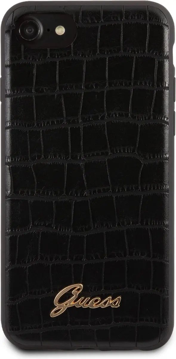 GUESS Croco Zwart iPhone Backcase