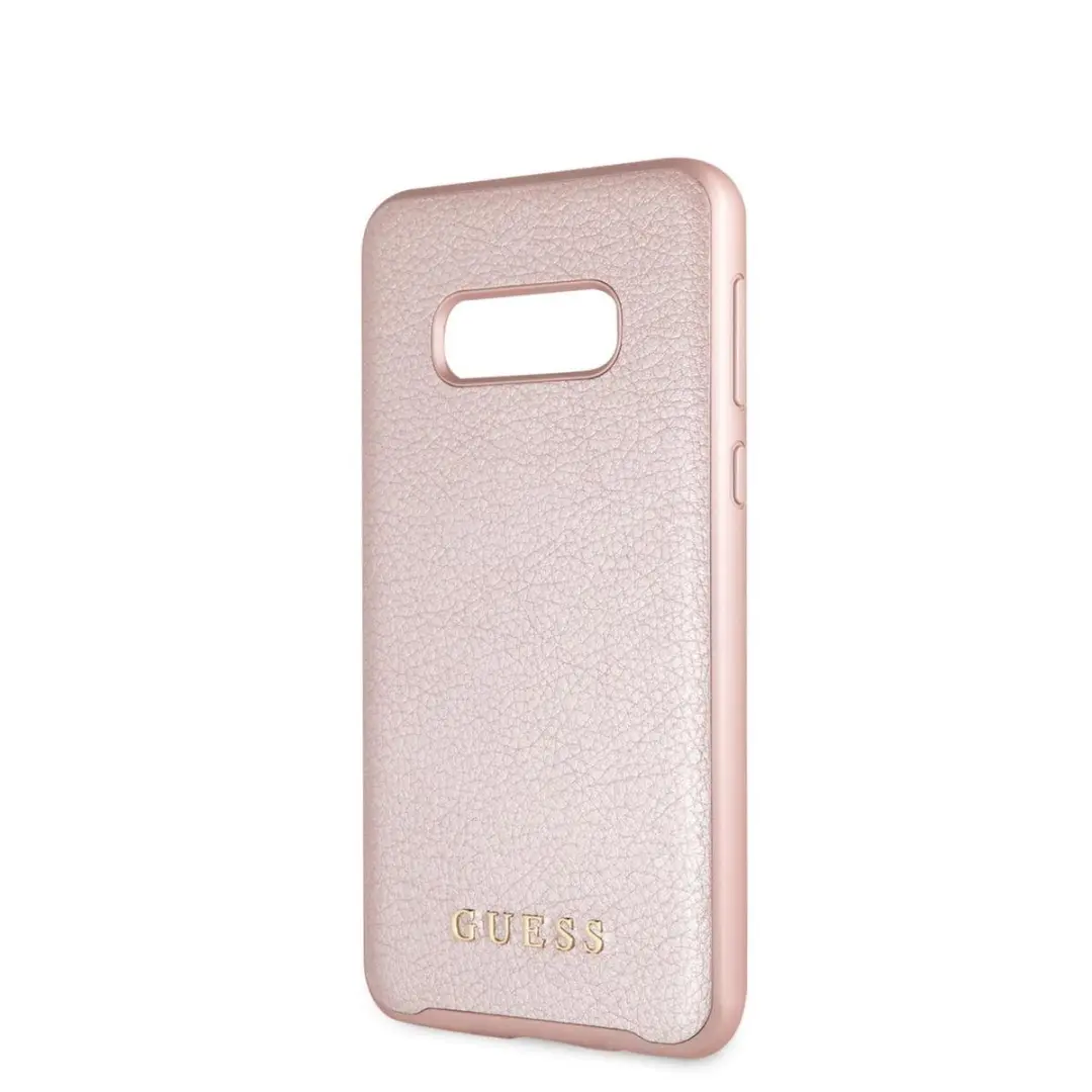 GUESS Iridescent Back Cover S212-5 - Samsung Galaxy S10e - Roségoud - afbeelding 6 van 6