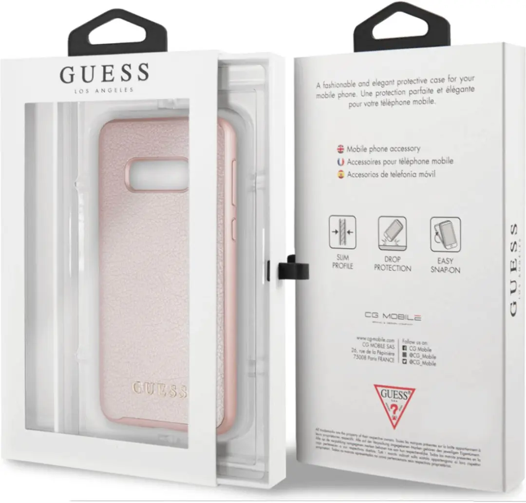 GUESS Iridescent Back Cover S212-5 - Samsung Galaxy S10e - Roségoud