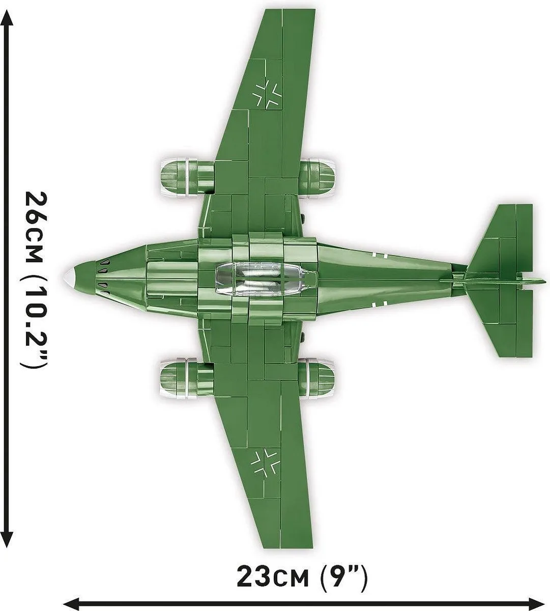 Cobi Messerschmitt Me 262 COBI-5881 - 250 Stukken - Meerkleurig