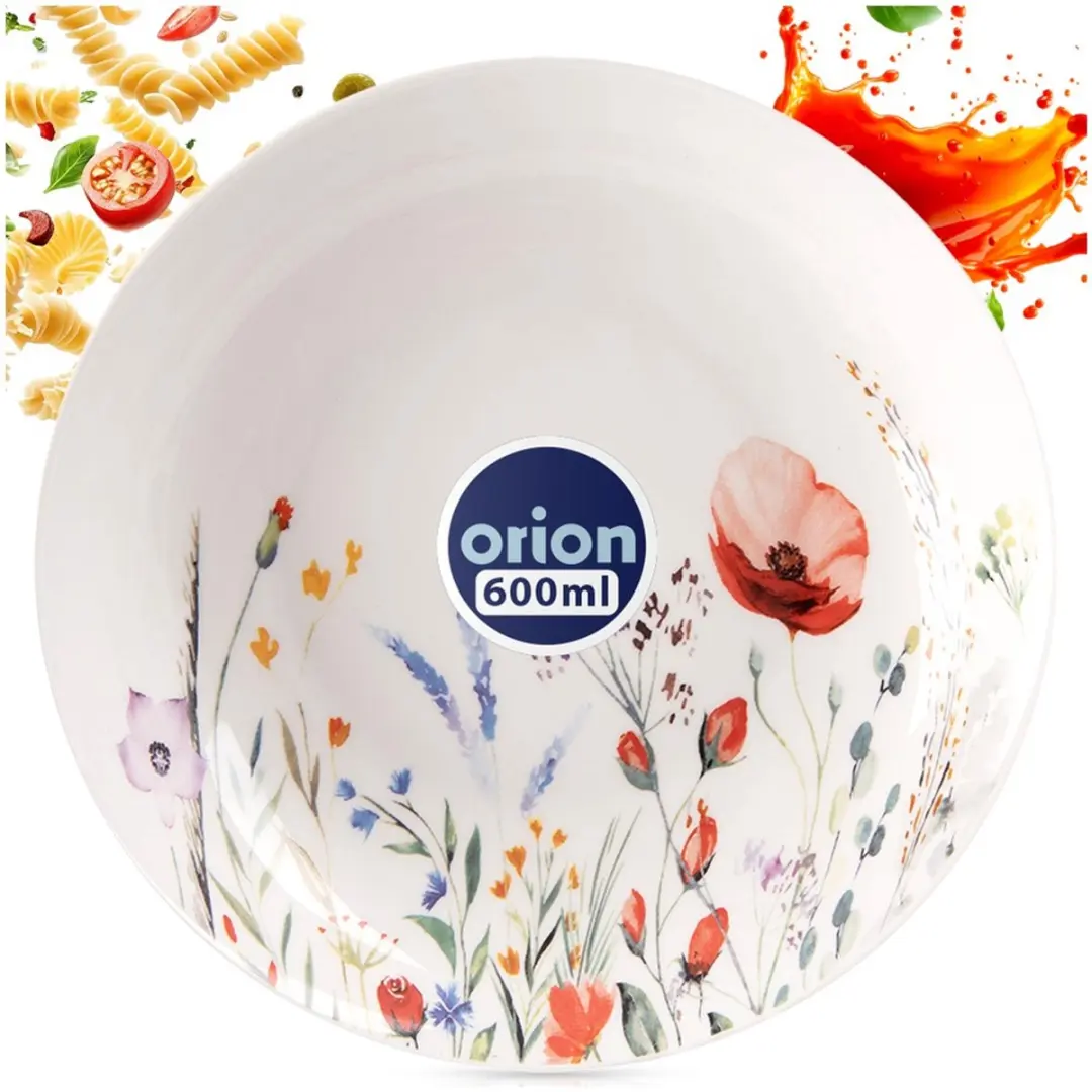 Orion Maki Serie Diep Bord 20,5cm Bloemenmotief
