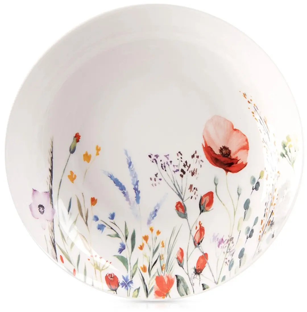 Orion Maki Serie Diep Bord 20,5cm Bloemenmotief