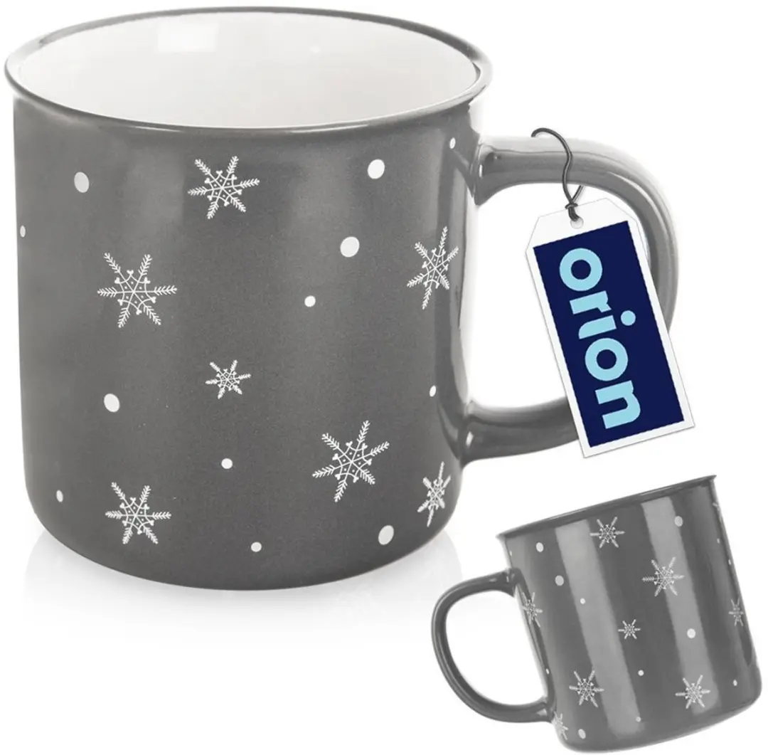 Orion Keramische Mok 500ml - Grijs