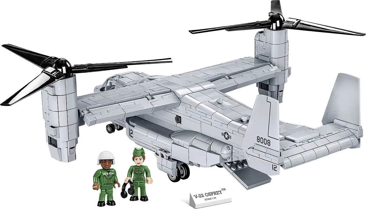 Cobi Bell Boeing V-22 Osprey 5836 - 1090 Onderdelen - 2 Minifiguren