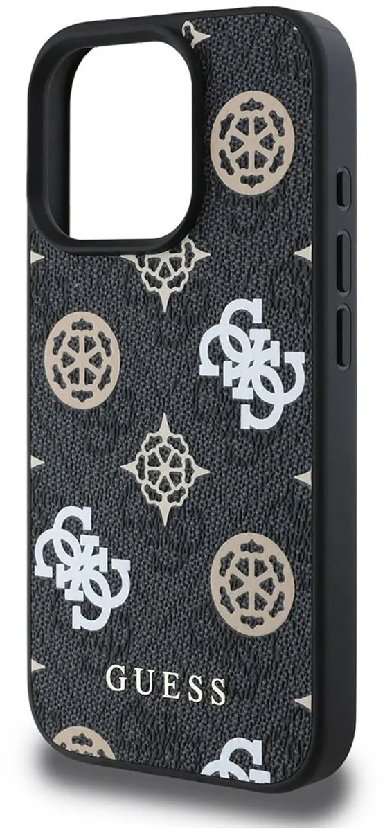 GUESS Beschermhoes iPhone 16 Pro Max MagSafe - Zwart