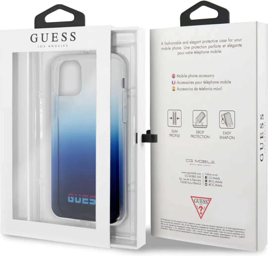 Guess iPhone 11 Pro Hoesje - Blauw - S212-2
