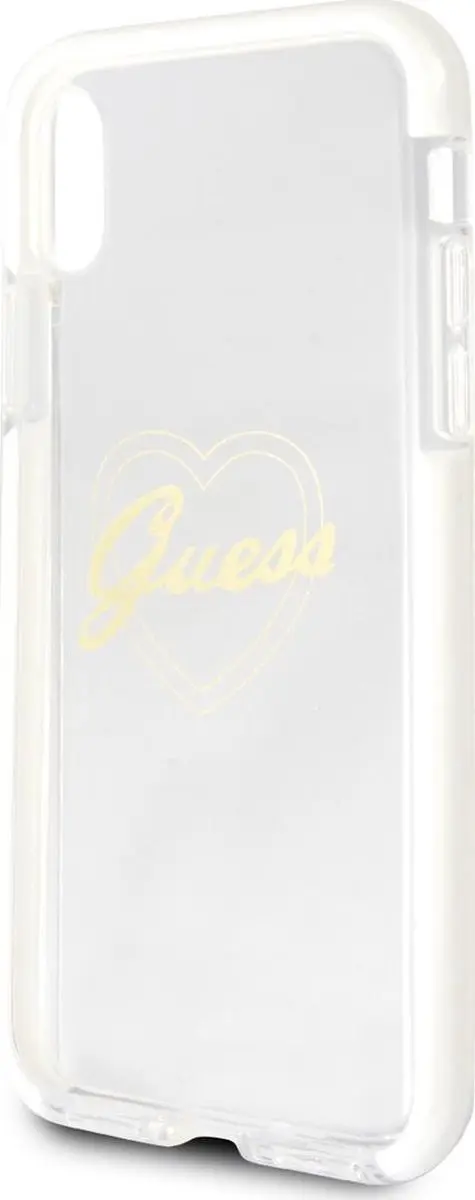 GUESS BUMP iPhone X Hoesje - Goud