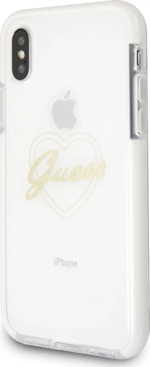 GUESS BUMP iPhone X Hoesje - Goud