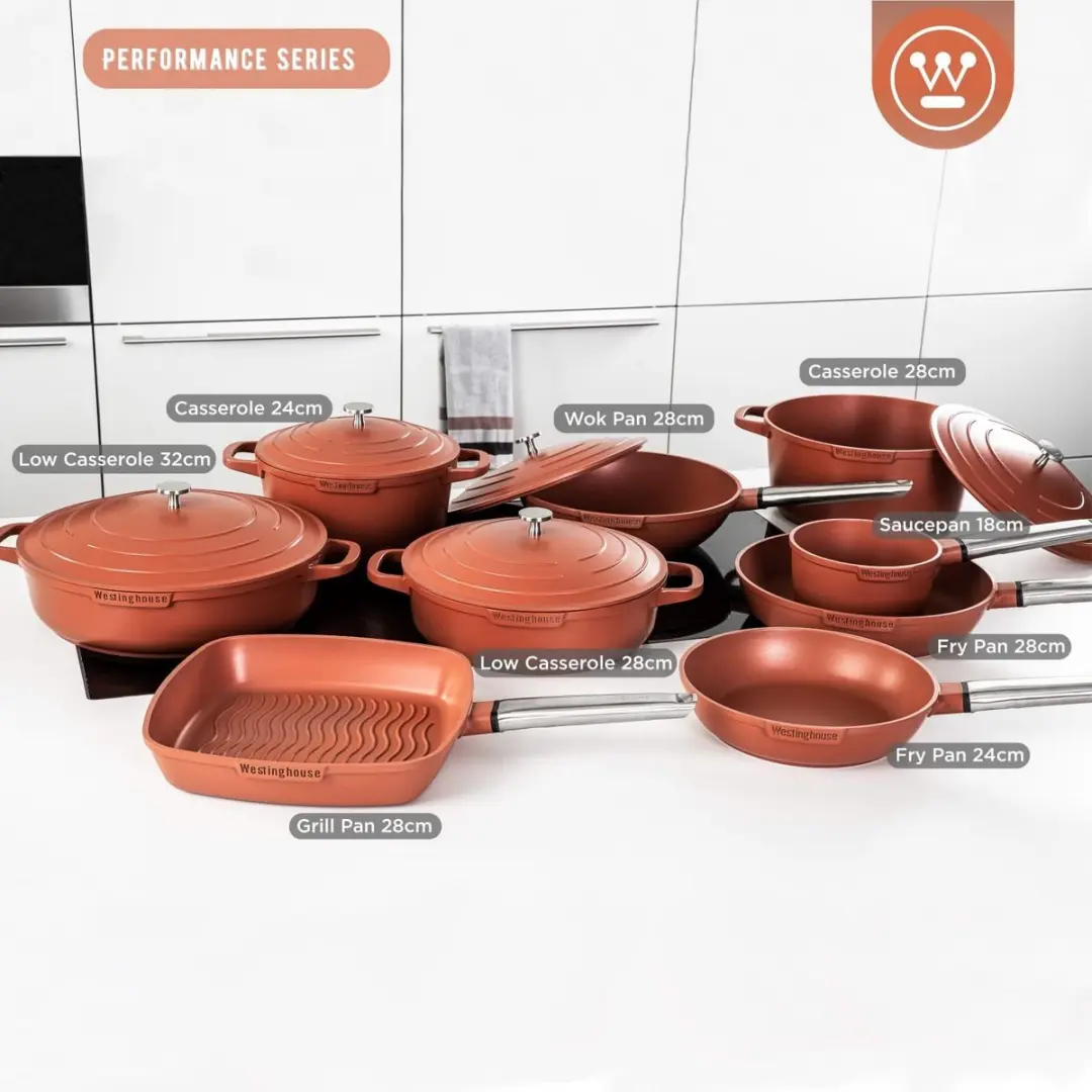 Westinghouse Performance Steelpan 18cm - Rood