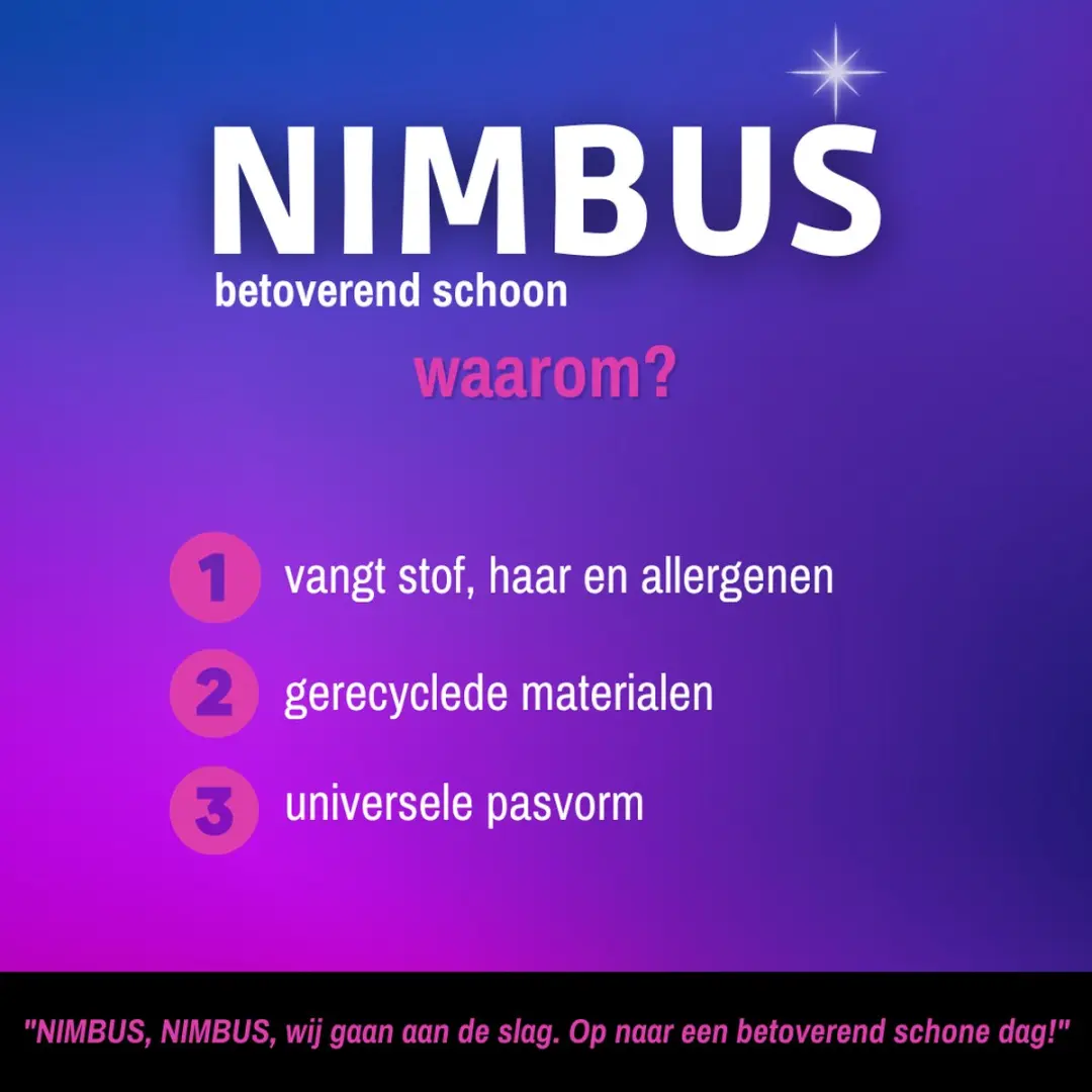 Nimbus Magic Floorwipes Starterkit - 11 Stuks - Wit