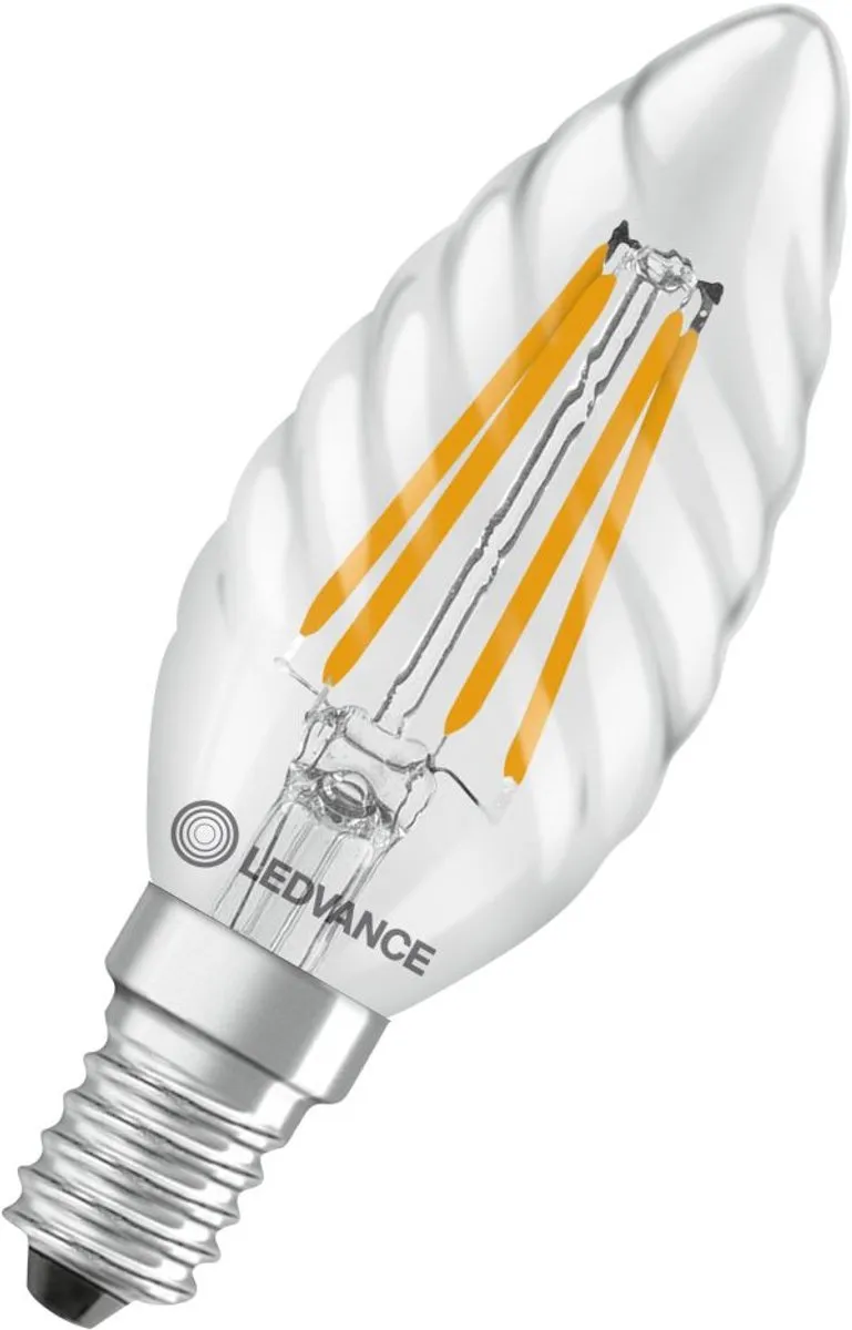 LEDVANCE LED Kaarslamp E14 3.4W 470lm Warm Wit - Ø45mm