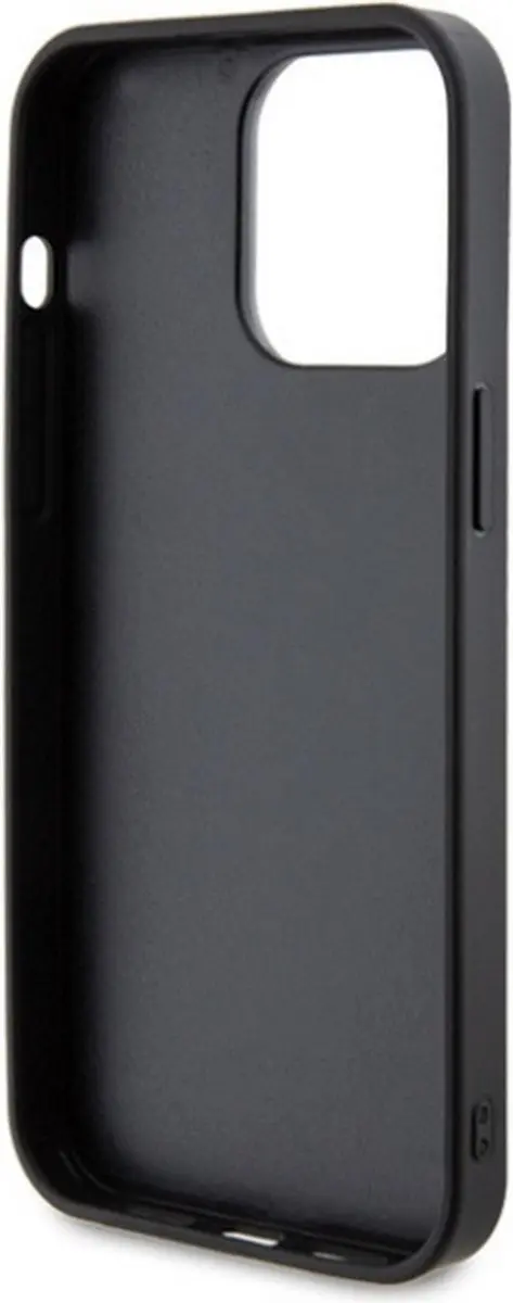 GUESS Rhinestones Metal Logo Back Case - iPhone 15 Pro - Goud