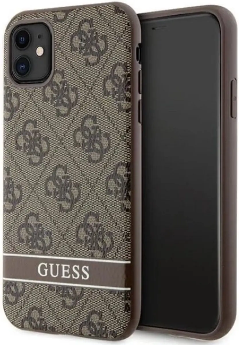 GUESS 4G Printed Stripe Back Case