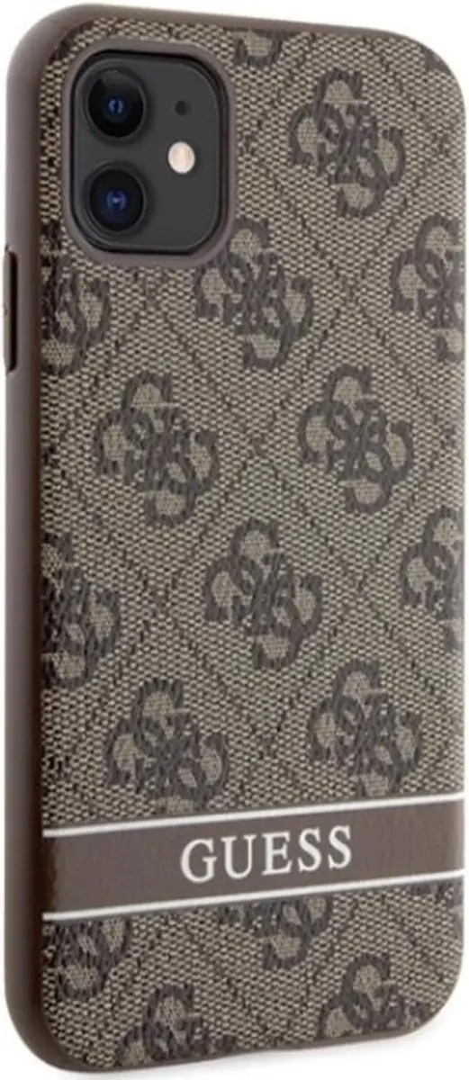 GUESS 4G Printed Stripe Back Case - iPhone 11/XR - Bruin