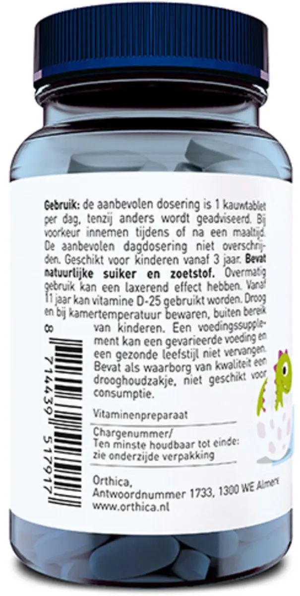Orthica Dino D Kauwtabletten 240g - 2x120 Stuks