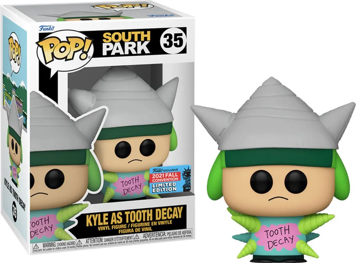 Funko Pop South Park Kyle As Tooth Decay - Multi