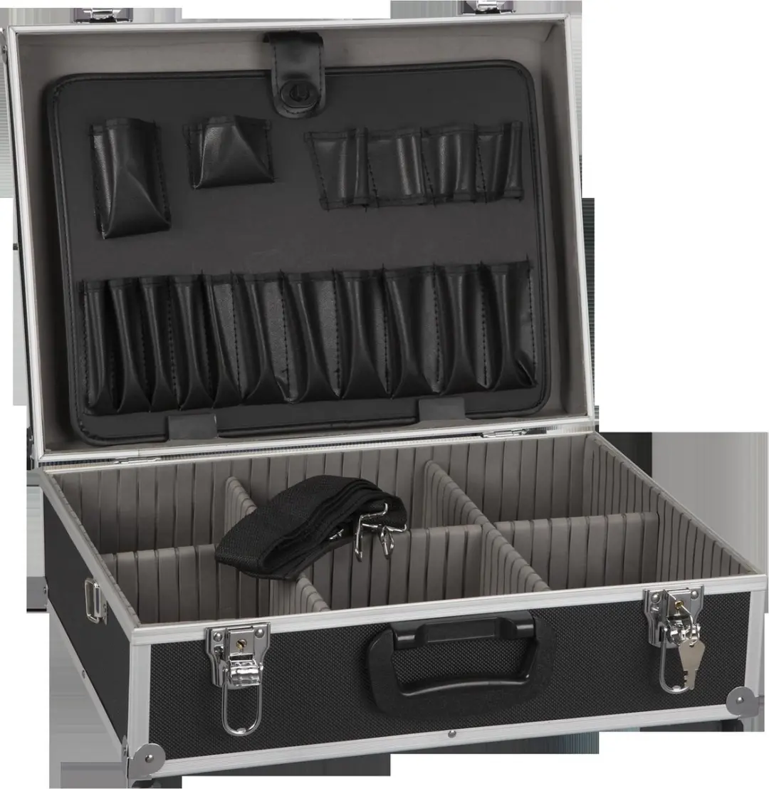 Alutec Gereedschapskoffer 61200 - 46x16,5x36cm - Zwart