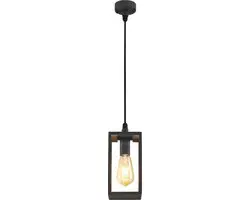 Lindby Hanglamp Buiten 1 Licht E27 Antraciet