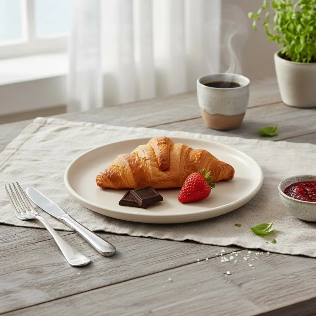 Orion Dessertbord Keramiek Crème 20,5 cm