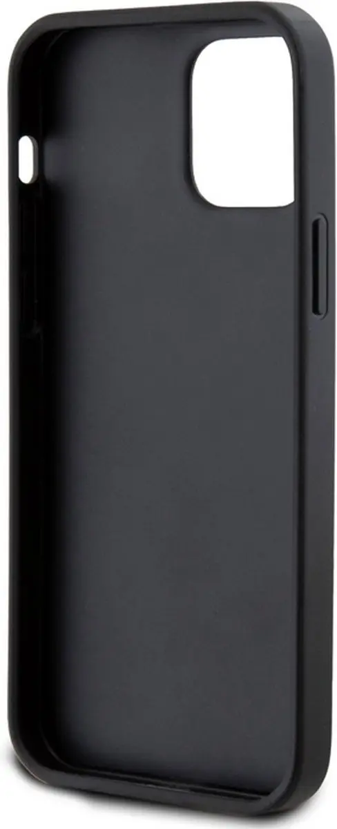 Guess 4G Triangle Logo Hoesje iPhone 12/12 Pro - Zwart