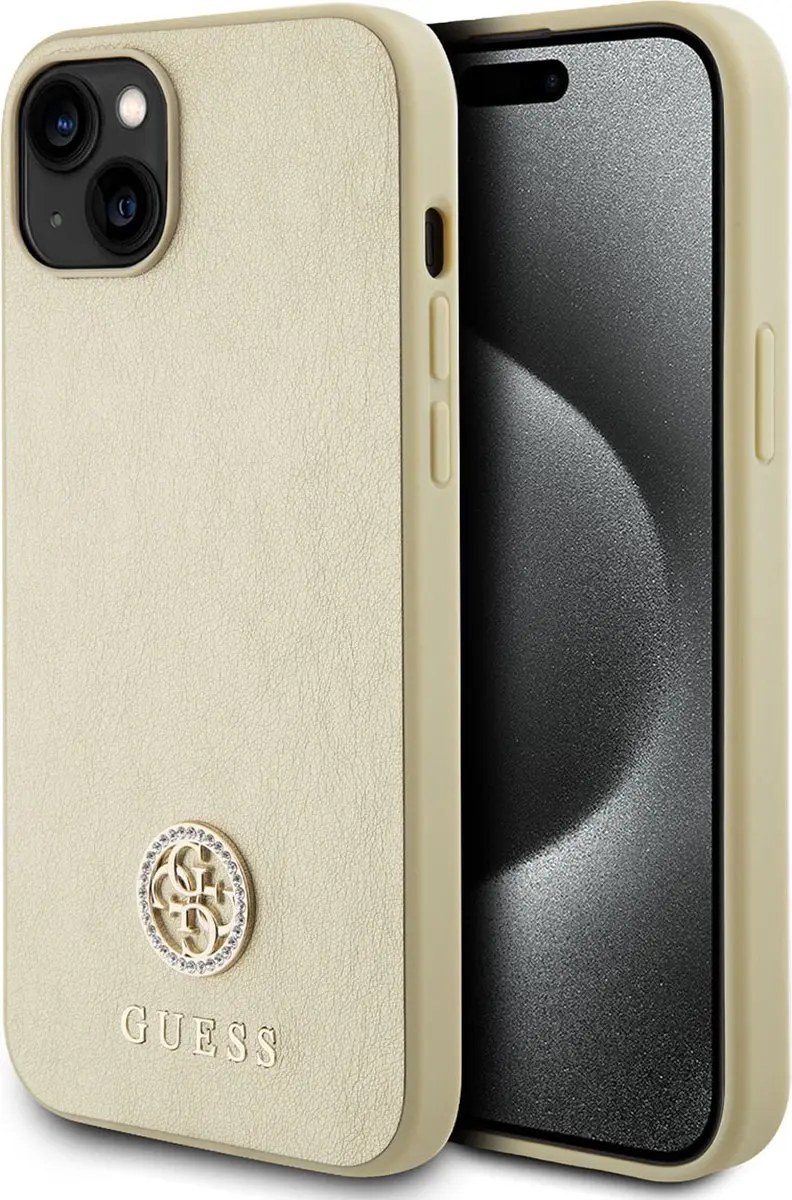 GUESS 4G Strass Metal Logo Back Case