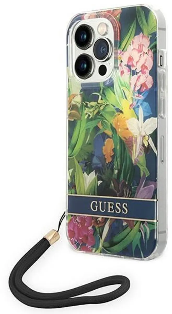 GUESS Flower Back Cover met Strap
