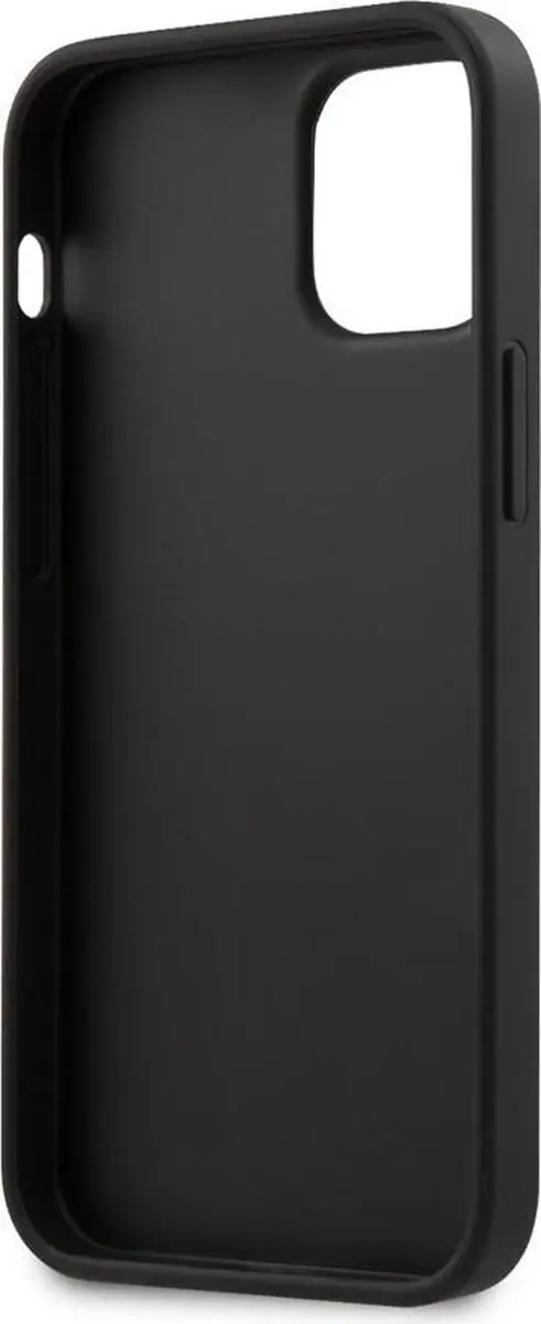 GUESS Saffiano V-Stitch Hoesje - iPhone 12 Mini - Rood