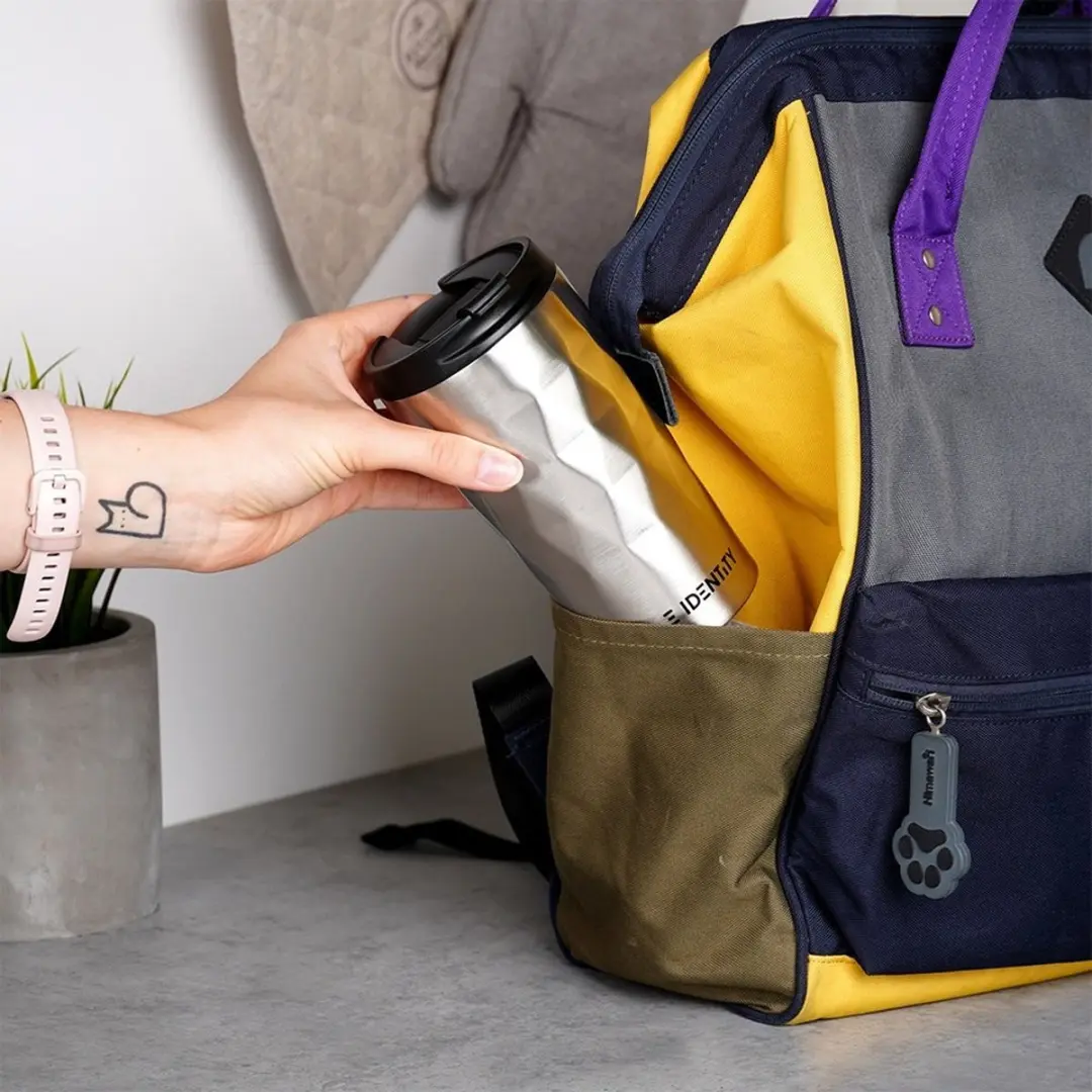 Orion Thermosfles 430ml - Grijs/Zwart
