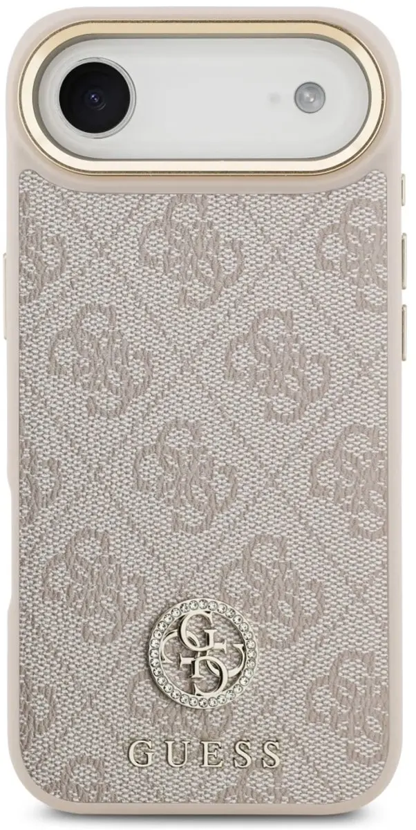 GUESS 4G Strass Logo MagSafe Hoesje - iPhone Air - Zwart - afbeelding 6 van 6