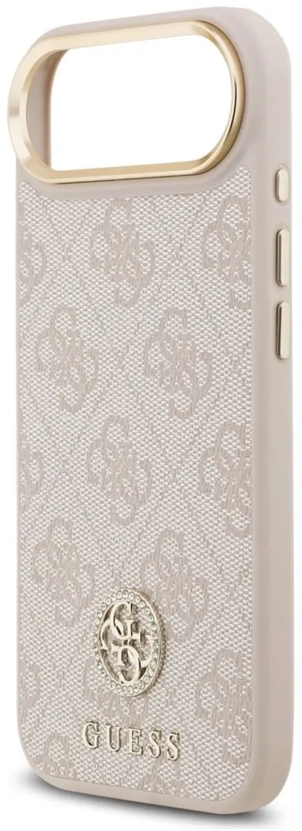 GUESS 4G Strass Logo MagSafe Hoesje - iPhone Air - Zwart