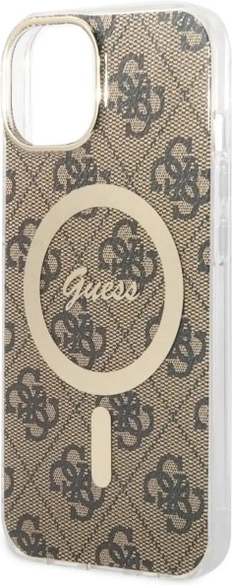 GUESS 4G MagSafe Back Case - iPhone 14 Plus - Bruin - afbeelding 6 van 6